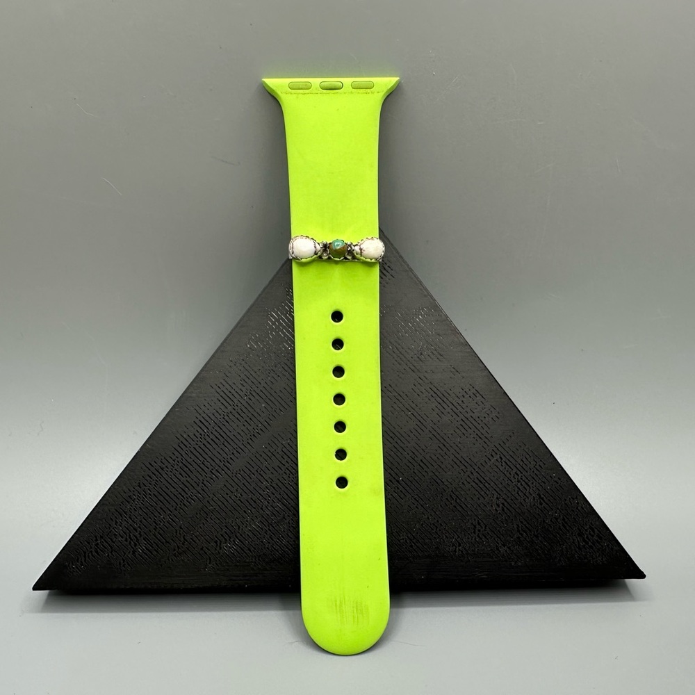 ⌚Turquoise & Wild Horse Sterling Silver 925 Watch Band Charm iWatch Handmade